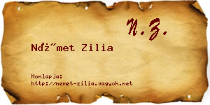 Német Zilia névjegykártya